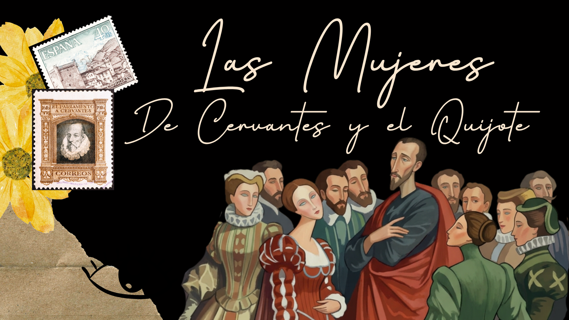 Las mujeres de Cervantes y el Quijote GRABADO